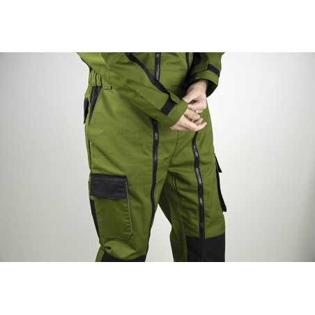 Combinaison De Travail Double Zip Bicolore Trident Lma