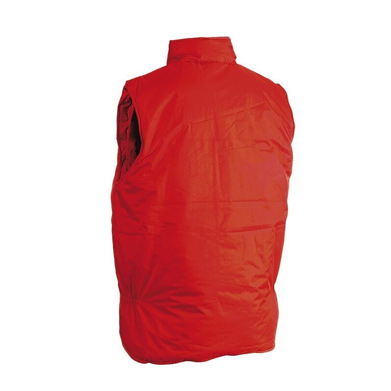 Gilet travail sans manches Neptune Herock cotepro rouge