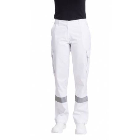 Pantalon ambulancier femme marine ou blanc Remi 5200 cotepro blanc