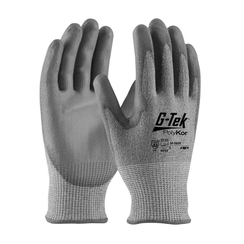 Lot 6 gants travail resistants coupures G-Tek 16560E cotepro