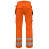 Pantalon haute visibilité poches flottantes 6531 Projob orange