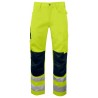 Pantalon haute visibilité avec poches genoux 6532 Projob jaune