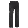 Pantalon de travail ripstop avec tissu extensible Hector noir Herock