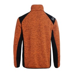 Veste travail maille molletonnee Arsenal Bleu ou orange North Ways orange vue 2