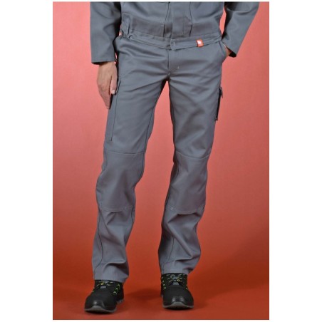 Pantalon de travail poches genoux ideal plus uni DMD cotepro