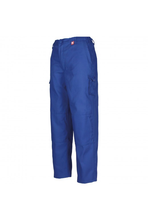 Pantalon de travail poches genoux ideal plus uni DMD cotepro bleu