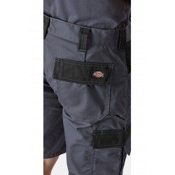 Bermuda travail resistant Everyday Dickies cotepro gris vue 2