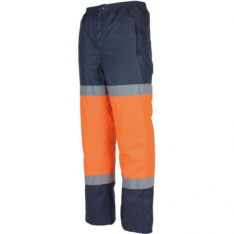 Pantalon haute visibilite pluie froid Sononyl DMD cotepro orange