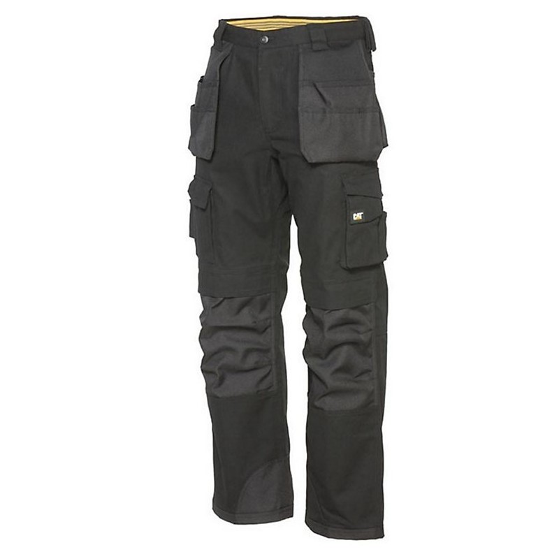 Pantalon de travail Trademark CAT coupe slim Caterpillar black face cotepro