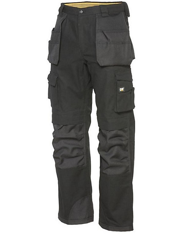 Pantalon de travail Trademark CAT coupe slim Caterpillar black face cotepro