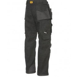 Pantalon de travail Trademark CAT coupe slim Caterpillar black dos cotepro