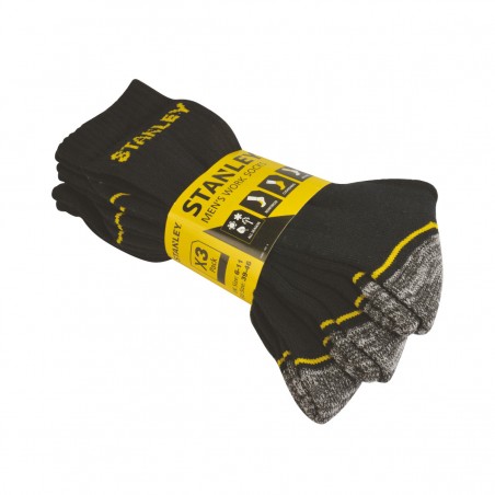 Chaussettes travail Stanley en lot de 3 paires cotepro