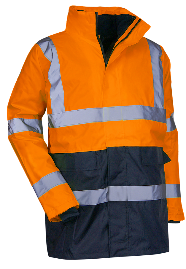 Parka haute visibilité 4 en 1 Prevention EN20471 LMA orange