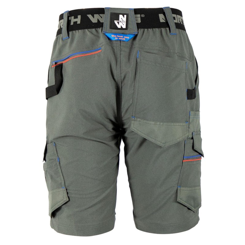 Bermuda travail stretch 360 renforce Slater North Ways camo vue 1 cotepro.fr