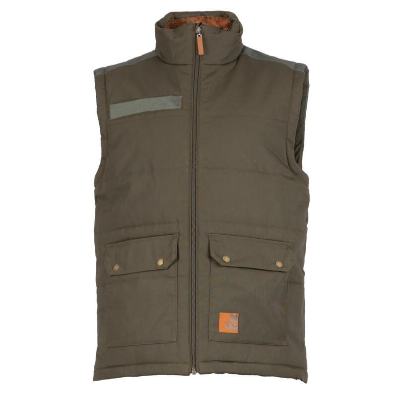 Gilet de travail sans manches Noah Nine Worths kaki vue 1