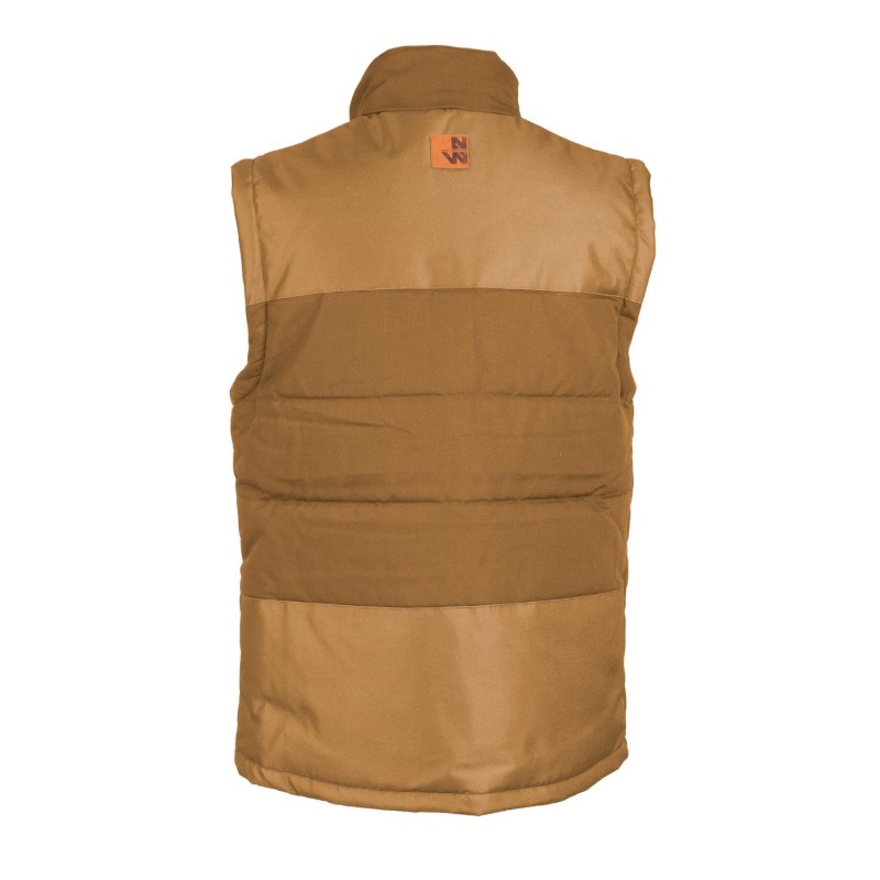 Gilet de travail sans manches Noah Nine Worths camel vue 1