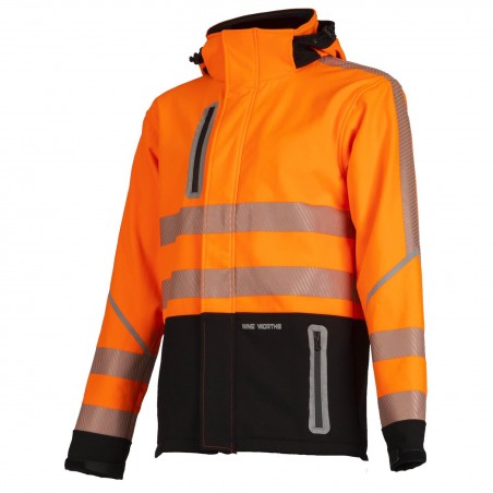 Blouson de travail haute visibilité Astro Nine Worths orange vue 1