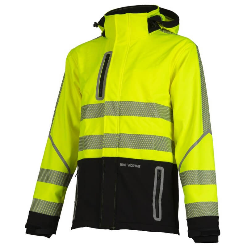 Blouson de travail haute visibilité Astro Nine Worths jaune vue 1