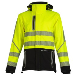 Blouson de travail haute visibilité Astro Nine Worths jaune vue 2