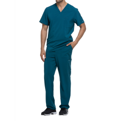 Tunique médicale homme col V Dickies médical caribean cotepro