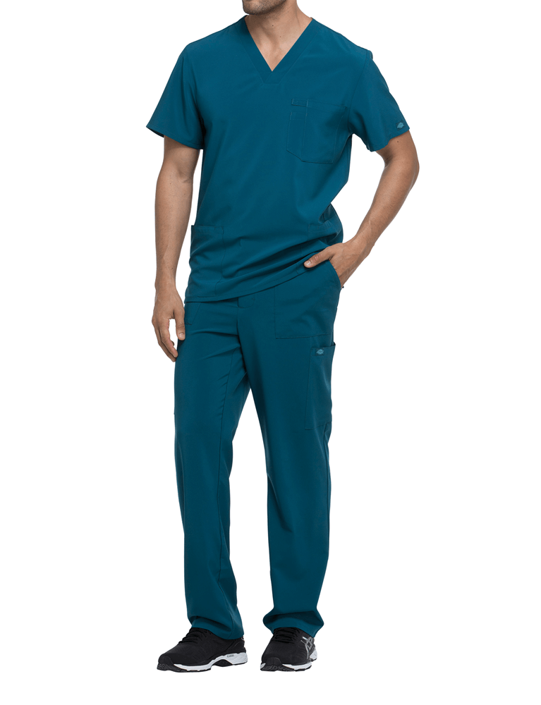 Tunique médicale homme col V Dickies médical caribean cotepro