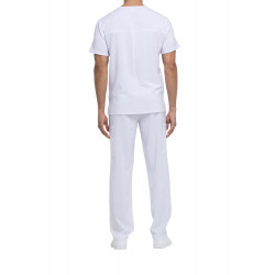 Tunique médicale homme col V Dickies médical caribean cotepro vue 2