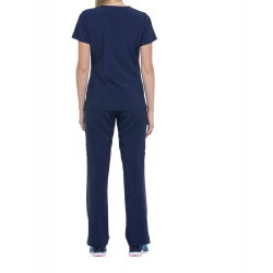 Tunique médicale femme cache cœur Dickies médical navy vue 2