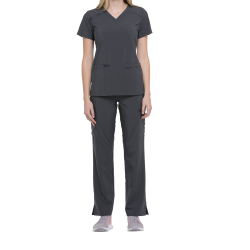 Tunique médicale femme cache cœur Dickies médical gris