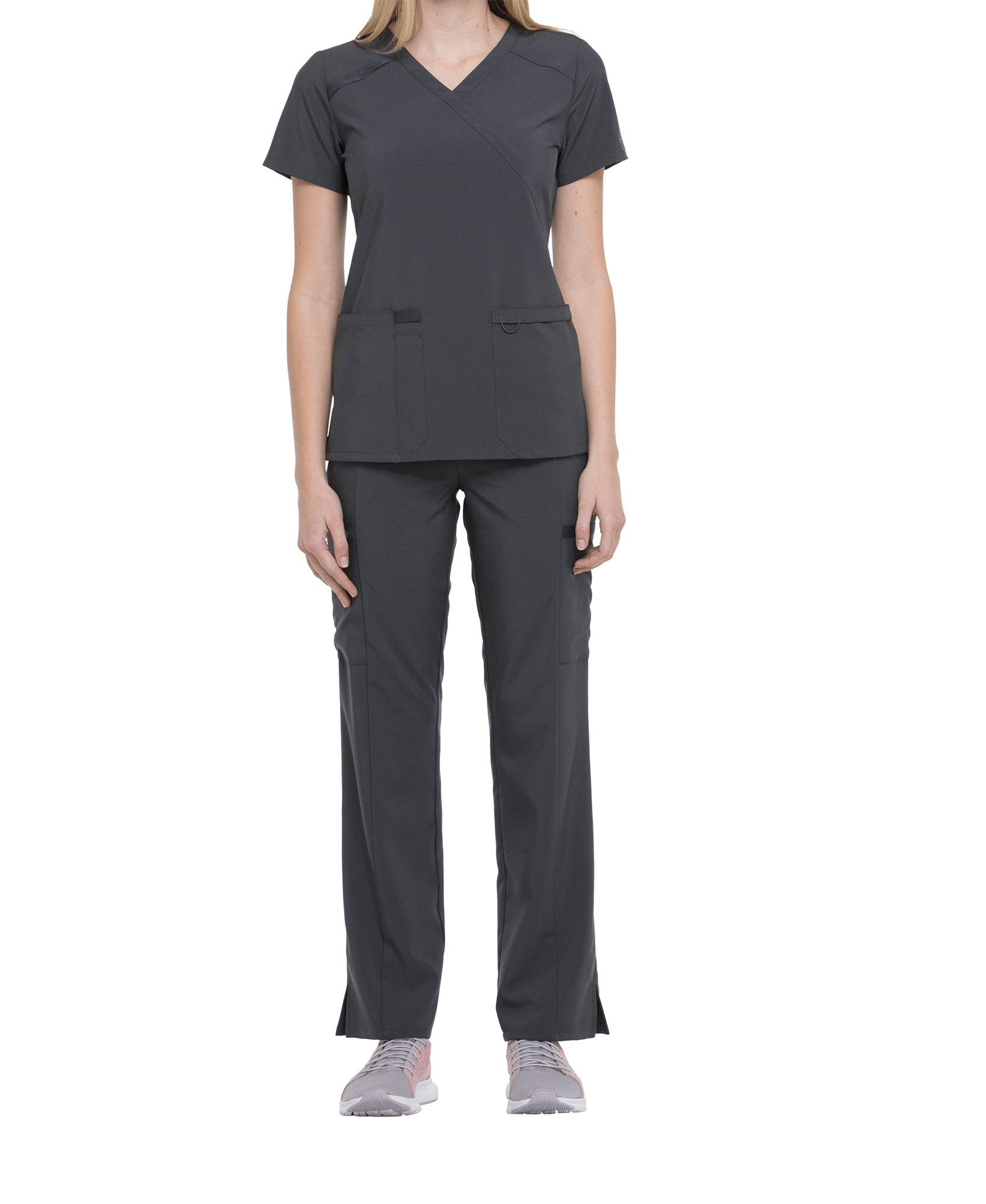 Tunique médicale femme cache cœur Dickies médical gris