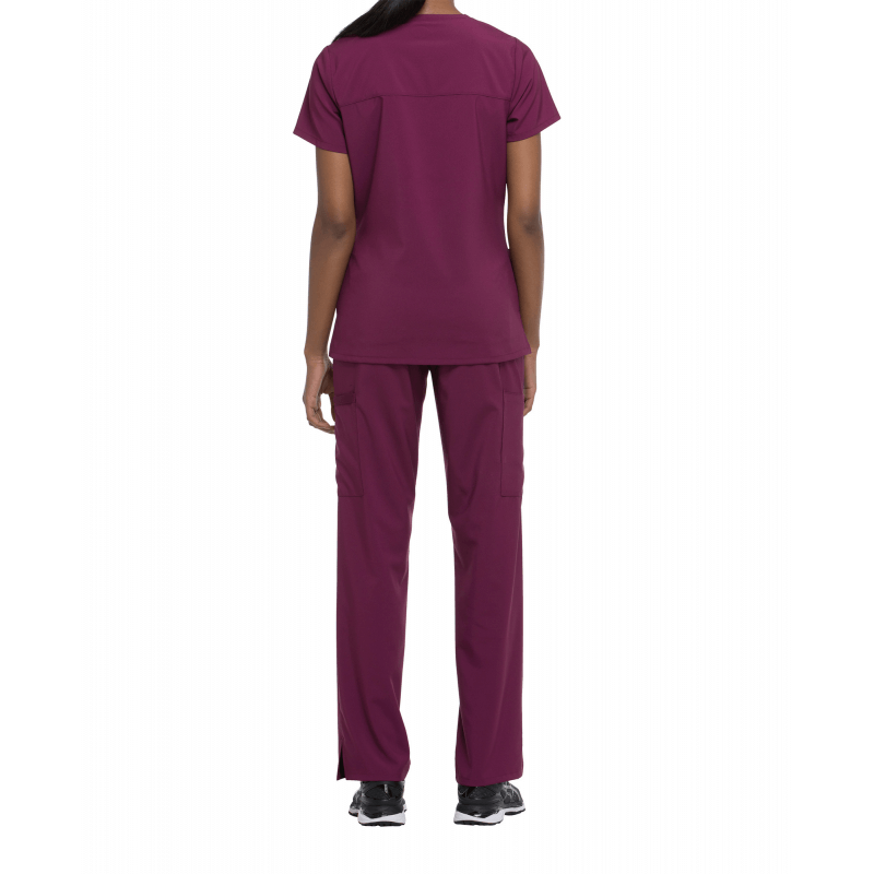 Tunique médicale femme cache cœur Dickies médical wine