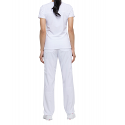 Tunique médicale femme cache cœur Dickies médical blanc vue 2