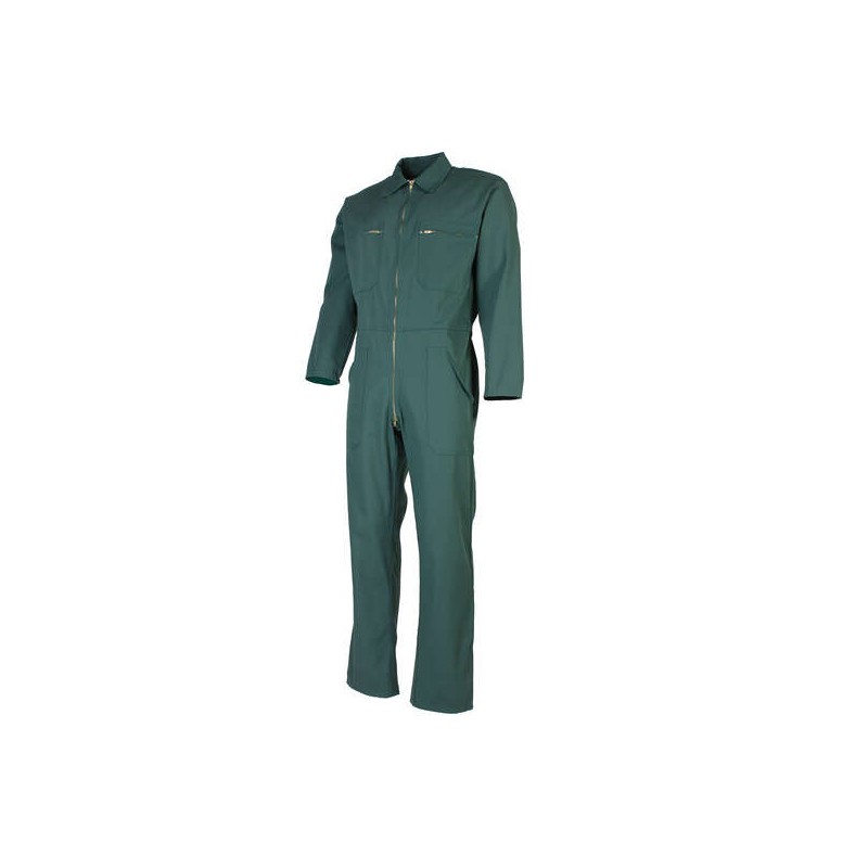 combinaison travail simple zip coton poly CP5 DMD Vert US