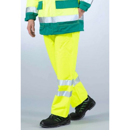 Pantalon pluie haute visibilite jaune sonomix DMD cotepro