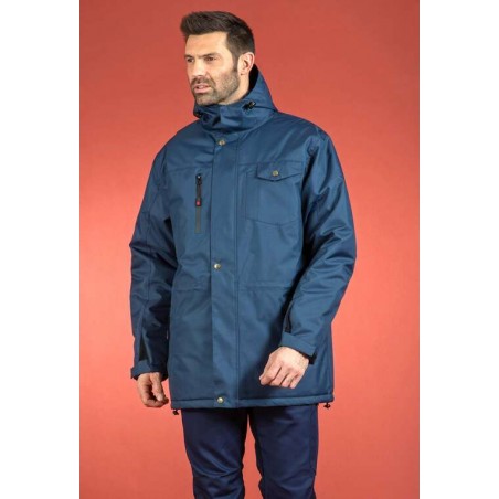 Parka travail impermeable 370 workfit DMD cotepro navy face